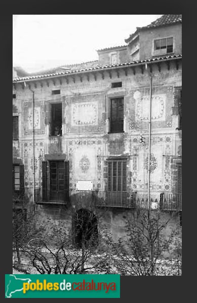 Vic - Casa Bojons, a inicis del segle XX