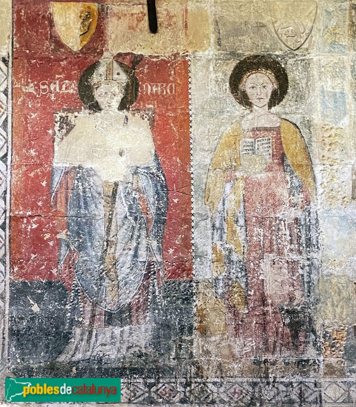 Tarragona - Catedral. Capella de Santa Llúcia. Pintures murals