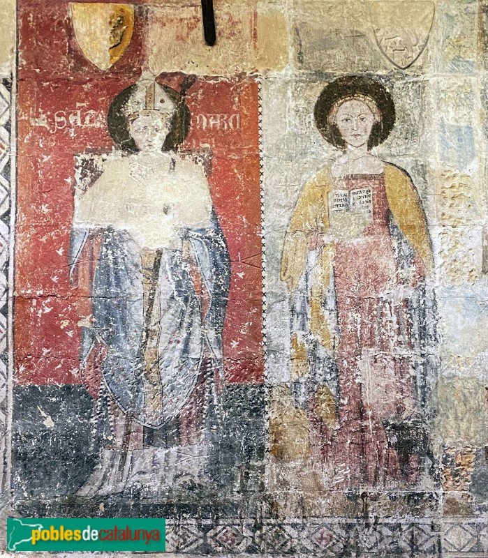 Catedral de Tarragona. Capella de Santa Llúcia. Pintures murals
