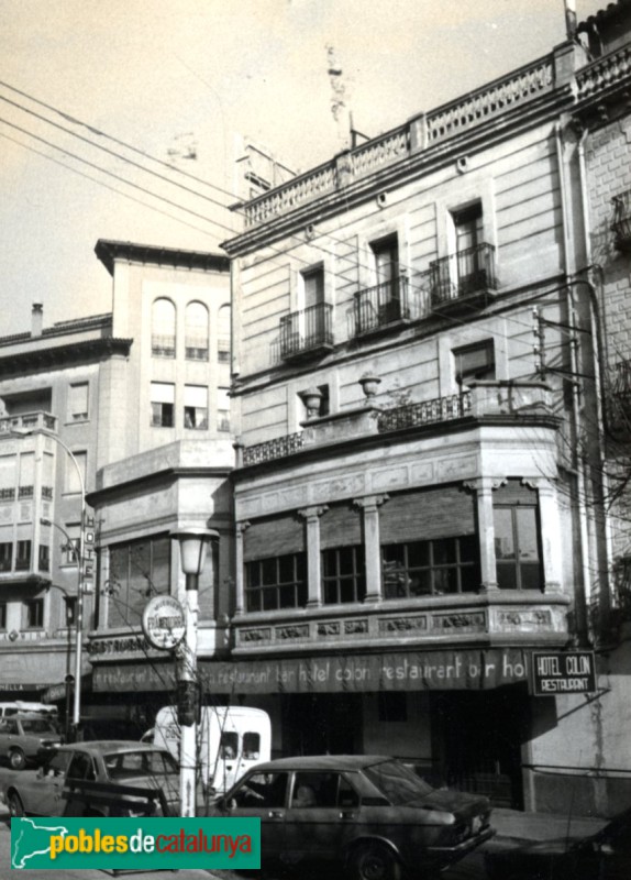 Vic - Hotel Colón, anys vuitanta