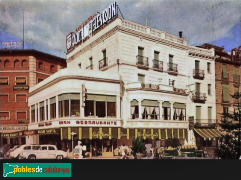 Vic - Hotel Colón. Postal anys seixanta