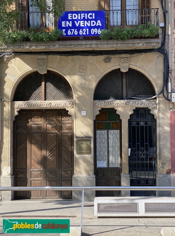Vic - Edifici a la Rambla del Passeig, 61
