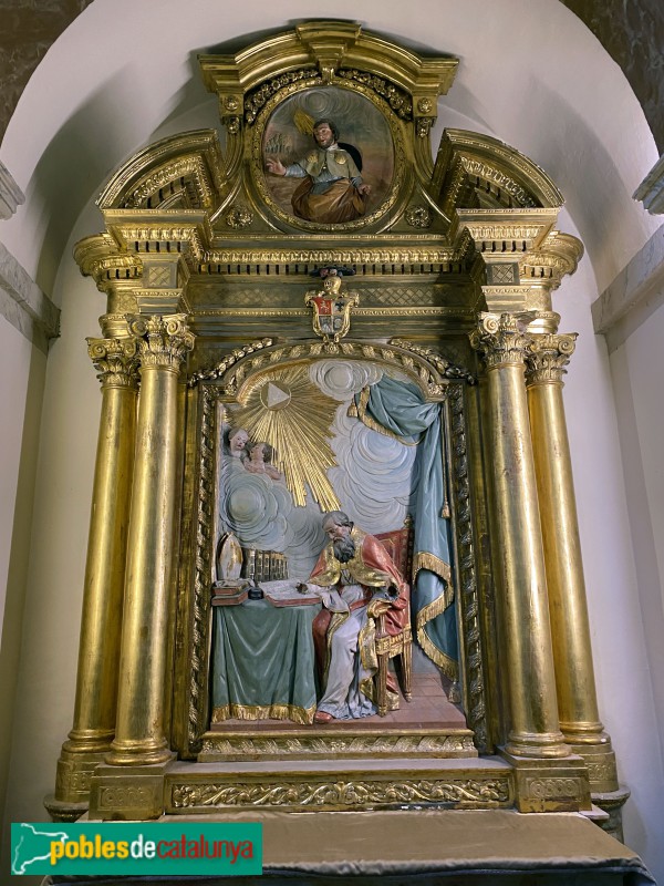 Tarragona - Catedral. Capella del Santíssim. Altar de Sant Agustí
