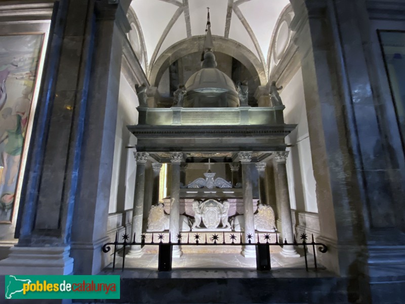 Tarragona - Catedral. Sepulcre de l'arquebisbe Joan Terés