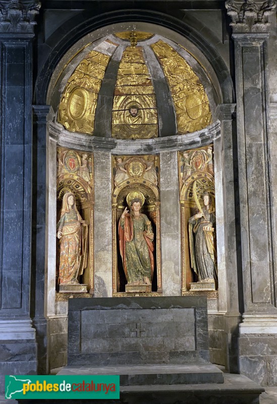 Tarragona - Catedral. Capella de Sant Joan Evangelista (Foto: Albert Esteves, 2022) Tarragona - Catedral. Capella de Sant Joan Evangelista