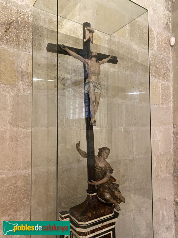 Tarragona - Catedral. Tresor. Sant Crist del canonge Pere Brufal (segle XVIII)