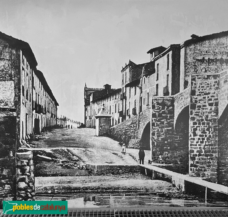 Vic - Carrer del Remei. Foto antiga