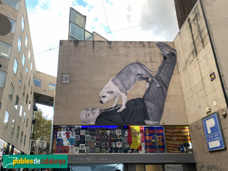 Barcelona - Mural <i>Jaume i Laika</i>