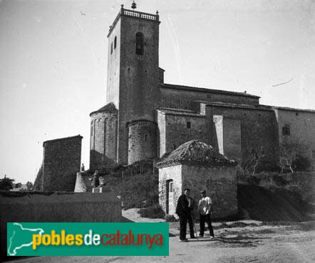 Parets del Vallès - Església de Sant Esteve. Edifici antic desaparegut