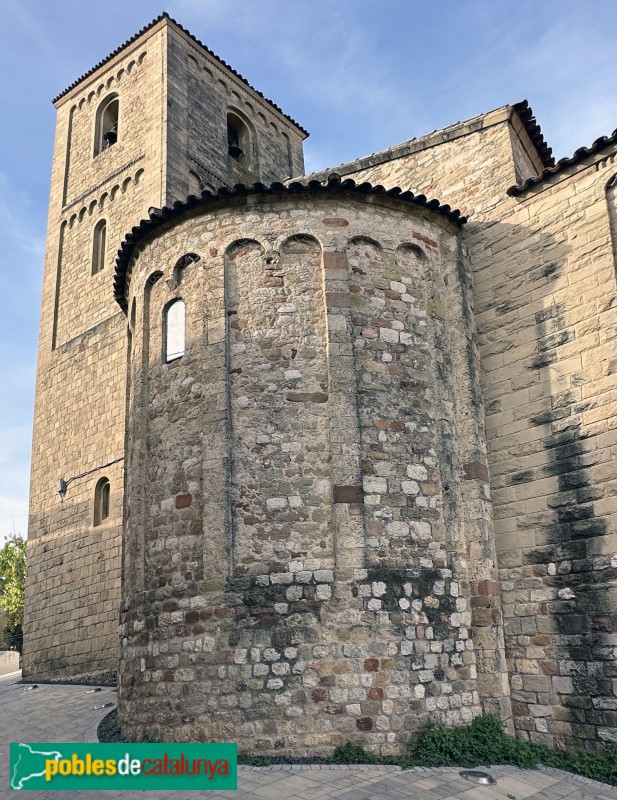 Parets del Vallès - Absis romànic de Sant Esteve
