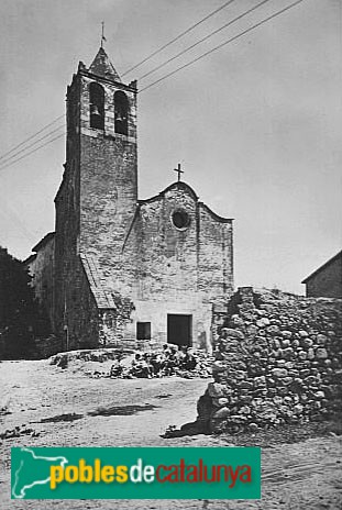 Montmeló - Església de Santa Maria, l'any 1929