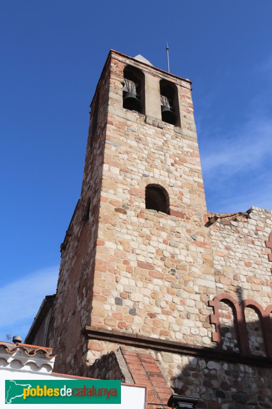 Montmeló - Església de Santa Maria. Campanar