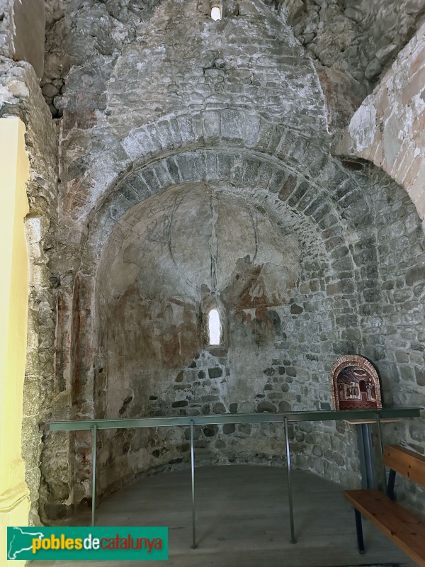 Montmeló - Església de Santa Maria. Interior de l'absis