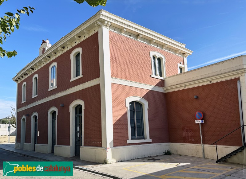 Montmeló - Estació de tren (Foto: Albert Esteves, 2022) Montmeló - Estació de tren
