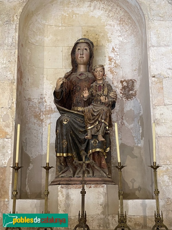 Tarragona - Catedral. Imatge de la Mare de Déu de la Guia