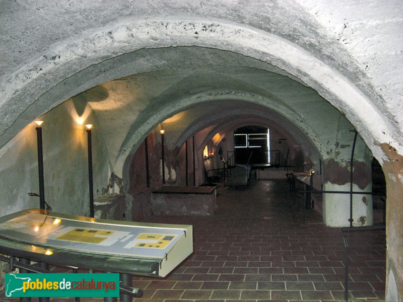 Igualada - Cal Granotes, interior de la planta baixa