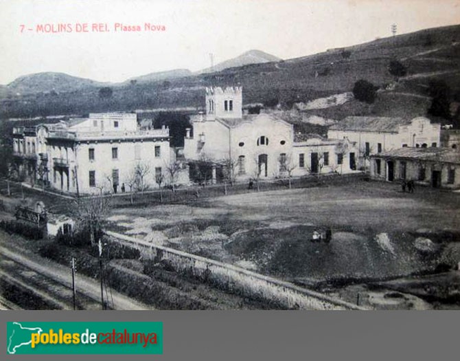 Molins de Rei - Casa Bofill. Postal antiga