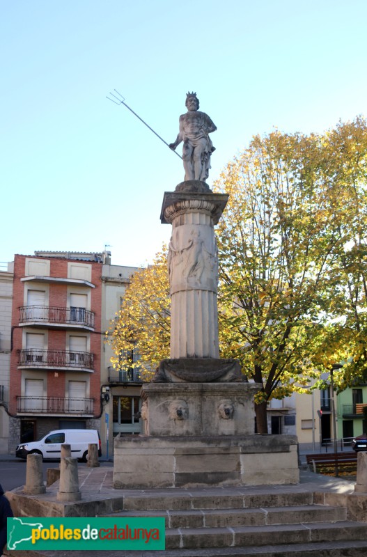 Igualada - Font de Neptú (Foto: Albert Esteves, 2022) Igualada - Font de Neptú