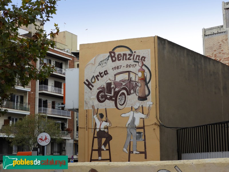 Barcelona - Mural <i>Any Ramon Casas</i> (Foto: Valentí Pons, 2022) Barcelona - Mural <i>Any Ramon Casas</i>