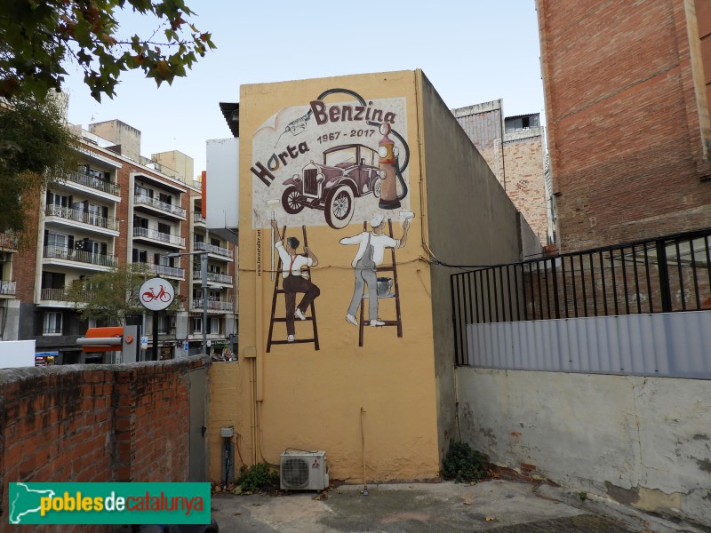 Barcelona - Mural <i>Any Ramon Casas</i> (Foto: Valentí Pons, 2022) Barcelona - Mural <i>Any Ramon Casas</i>
