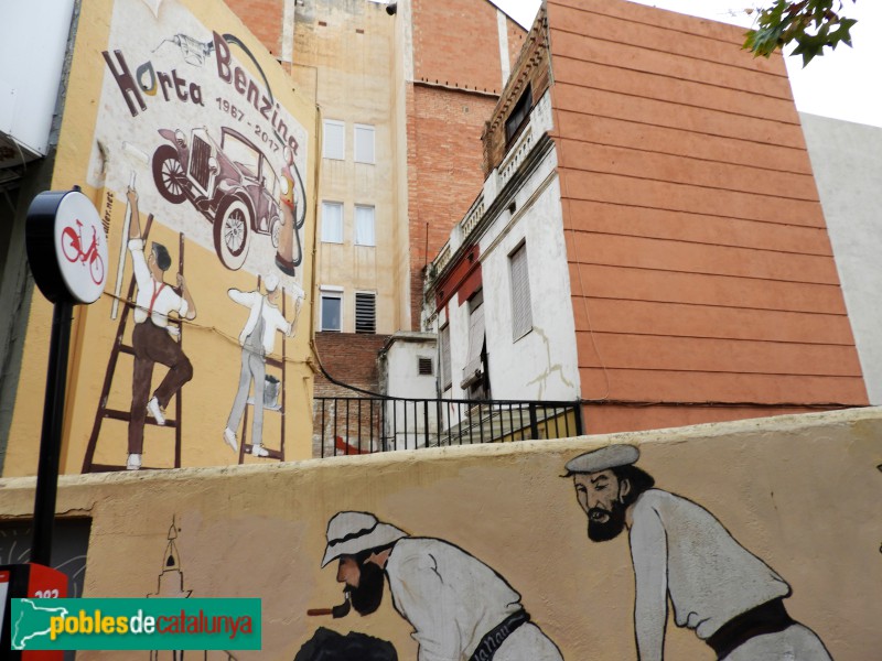 Barcelona - Mural <i>Any Ramon Casas</i> (Foto: Valentí Pons, 2022) Barcelona - Mural <i>Any Ramon Casas</i>