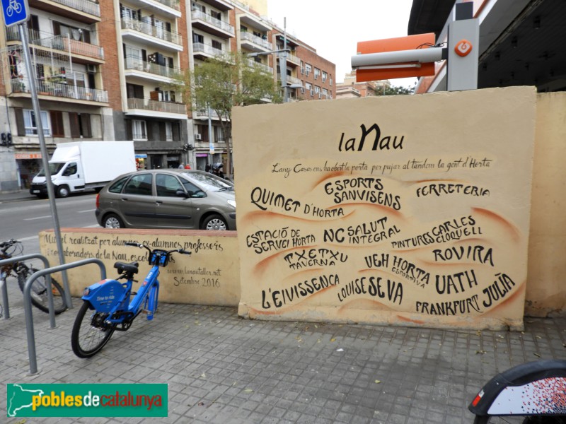 Barcelona - Mural <i>Any Ramon Casas</i> (Foto: Valentí Pons, 2022) Barcelona - Mural <i>Any Ramon Casas</i>