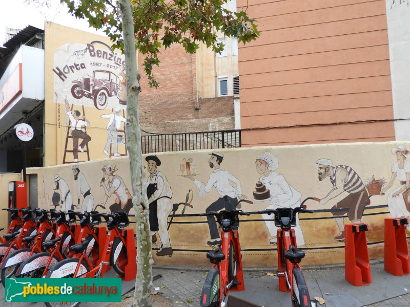 Barcelona - Mural <i>Any Ramon Casas</i>