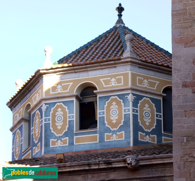 Igualada - Basílica de Santa Maria. Cúpula de la capella del Sant Crist