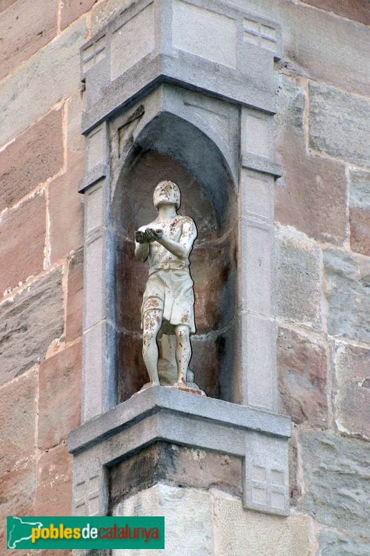 Igualada - Basílica de Santa Maria. Capelleta cantonera