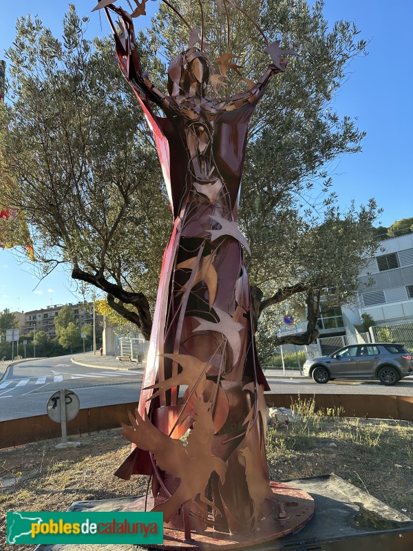 Corbera de Llobregat - L'orant de Corbera per la pau