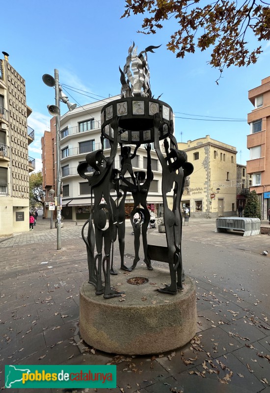 Cardedeu - Monument pel centenari de la germandat La Santa Espina