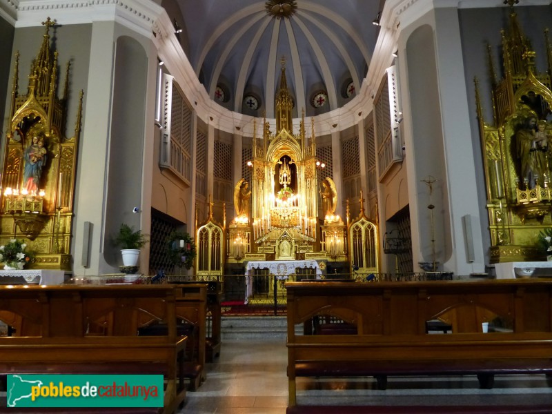 Vic - Església de les Sagramentàries. Interior