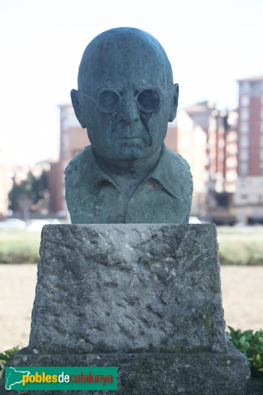 Vic - Monument en memòria de Pau Casals (desaparegut)