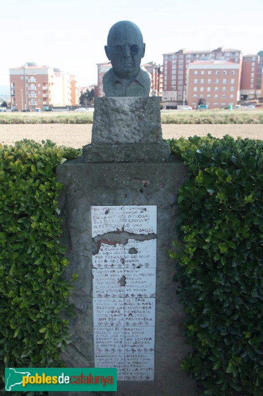 Vic - Monument en memòria de Pau Casals (desaparegut)