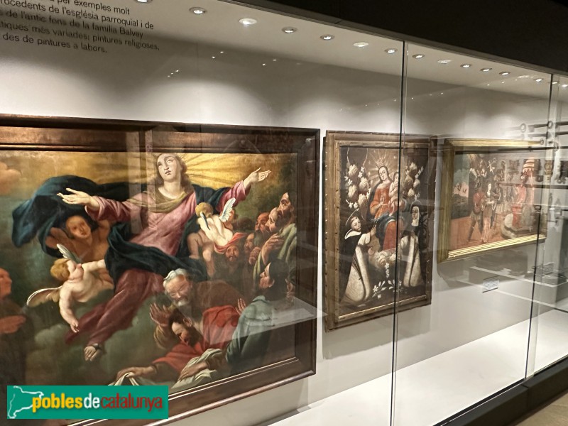 Cardedeu - Museu Tomàs Balvey. Pintures procedents de l'església