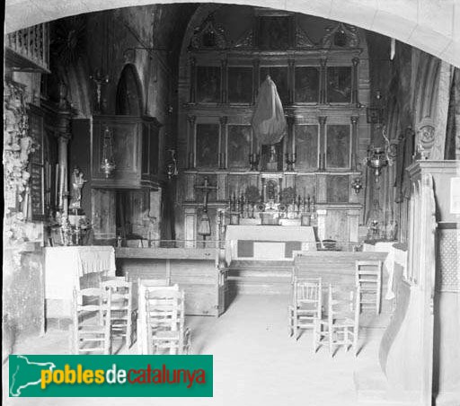 Canovelles - Església de Sant Feliu (Foto: Frederic Bordas -Arxiu fotogràfic Centre Excursionista de Catalunya-, 1898) Canovelles - Església de Sant Feliu