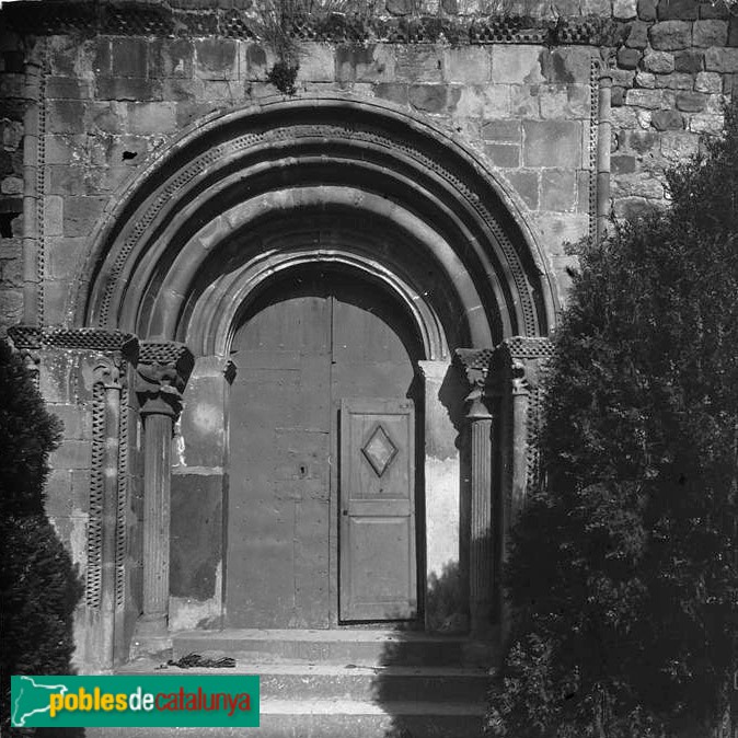 Canovelles - Església de Sant Feliu (Foto: Josep Salvany -Fons Salvany. Biblioteca de Catalunya-, 1922) Canovelles - Església de Sant Feliu
