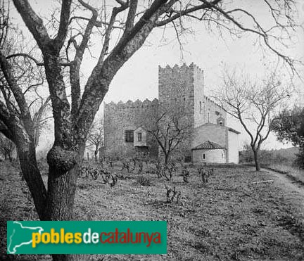Les Franqueses del Vallès - Torre de Seva (Castell de Marata) (Foto: Marcel·lí Gausachs-Arxiu Centre Excursionista de Catalunya-, 1915-30) Les Franqueses del Vallès - Torre de Seva (Castell de Marata)