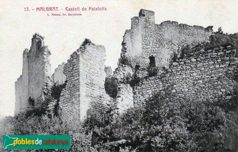 Palafolls - Castell. Postal antiga Palafolls - Castell. Postal antiga