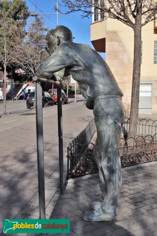 Canovelles - Escultura <i>Santi</i>