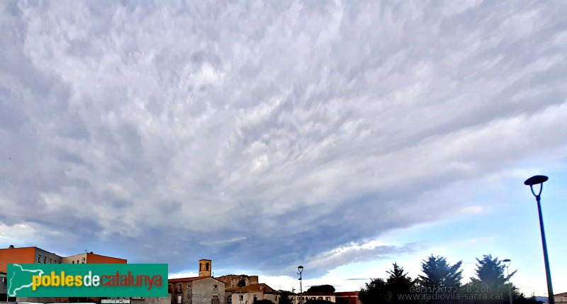 Panoràmica de Vila-sacra (Foto: Equip de Ràdio Vila-sacra, 2023) Panoràmica de Vila-sacra