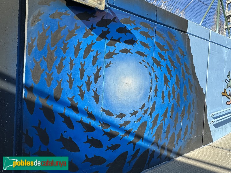Canovelles - Mural dels Oceans