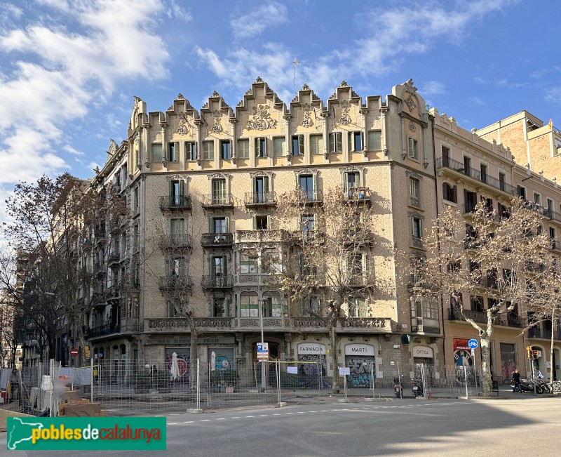 Barcelona - Consell de Cent, 189 (Foto: Albert Esteves, 2023) Barcelona - Consell de Cent, 189