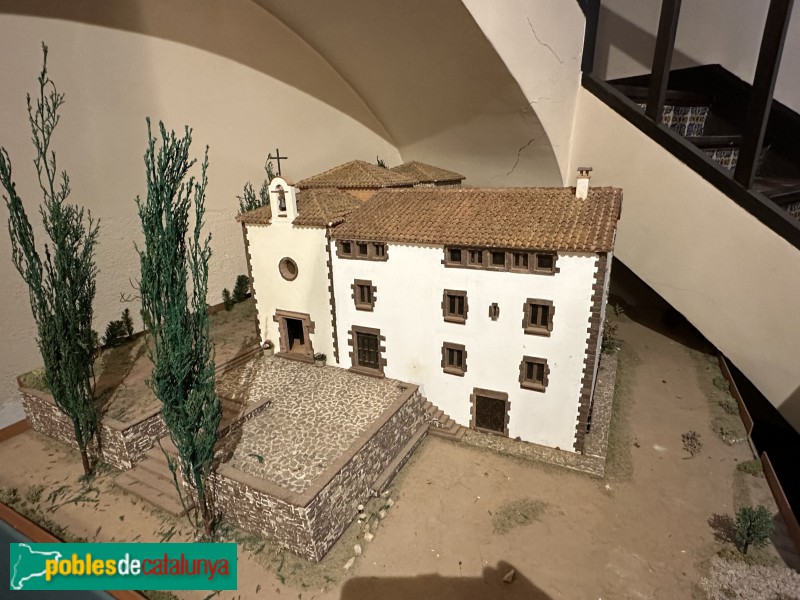 Figaró-Montmany - Santuari de la Mare de Déu de Puiggraciós. Maqueta