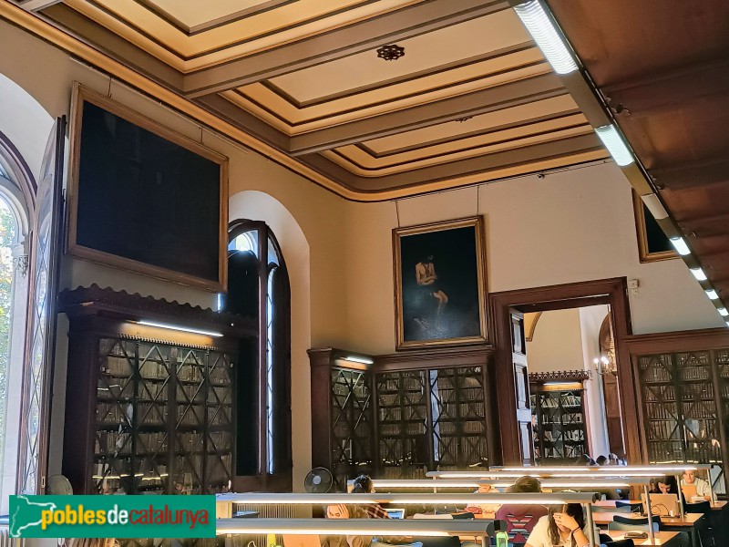 Barcelona - Universitat. Biblioteca. Sala Torres Amat (Foto: Anna Corcoll, 2022) Barcelona - Universitat. Biblioteca. Sala Torres Amat