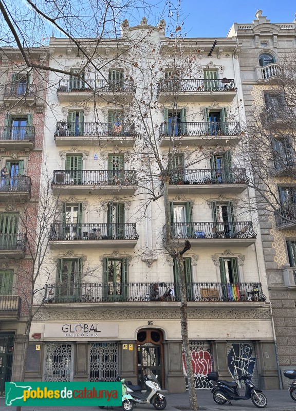 Barcelona - Aribau, 95 (Foto: Albert Esteves, 2023) Barcelona - Aribau, 95