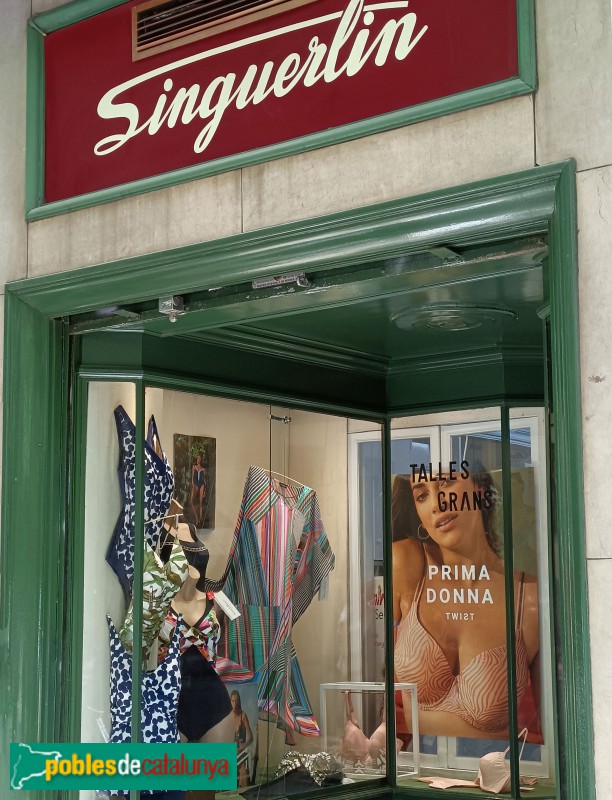 Barcelona - Aribau, 130. Corseteria Singuerlin (Foto: Anna Corcoll, 2022) Barcelona - Aribau, 130. Corseteria Singuerlin