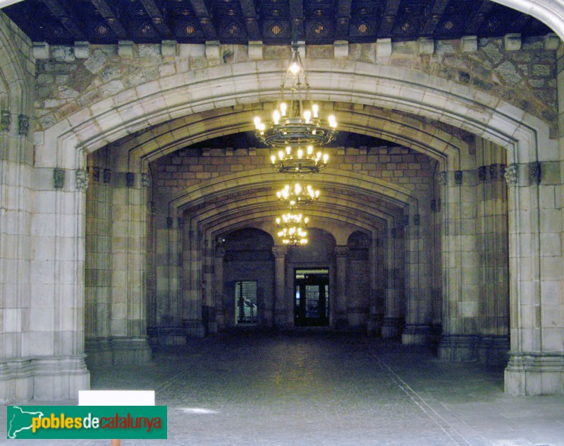 Barcelona - Casa de la Ciutat. Pati interior