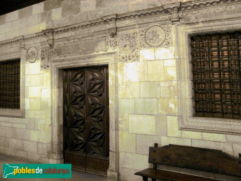 Barcelona - Casa de la Ciutat. Pati interior