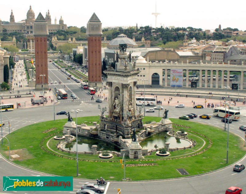 Barcelona - Font de la plaça Espanya